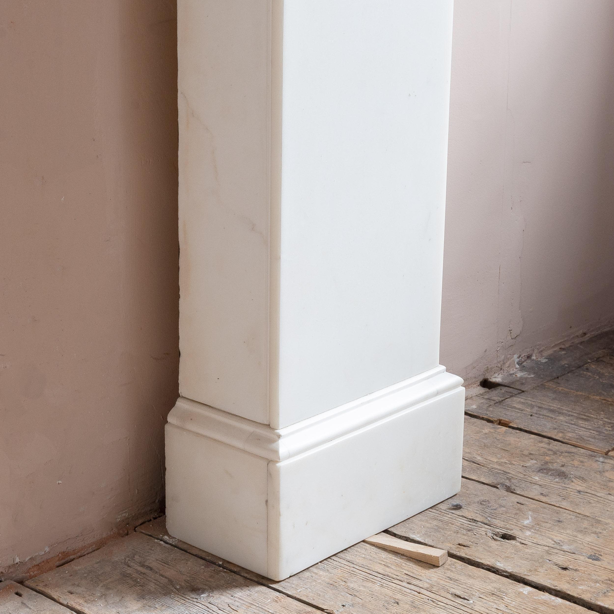 Regency Greek Revival Statuary Marmor-Kamin (Britisch) im Angebot
