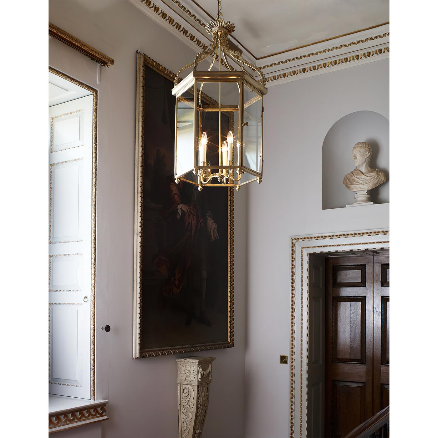 Anglais Lanterne de salle Regency, grande taille en vente