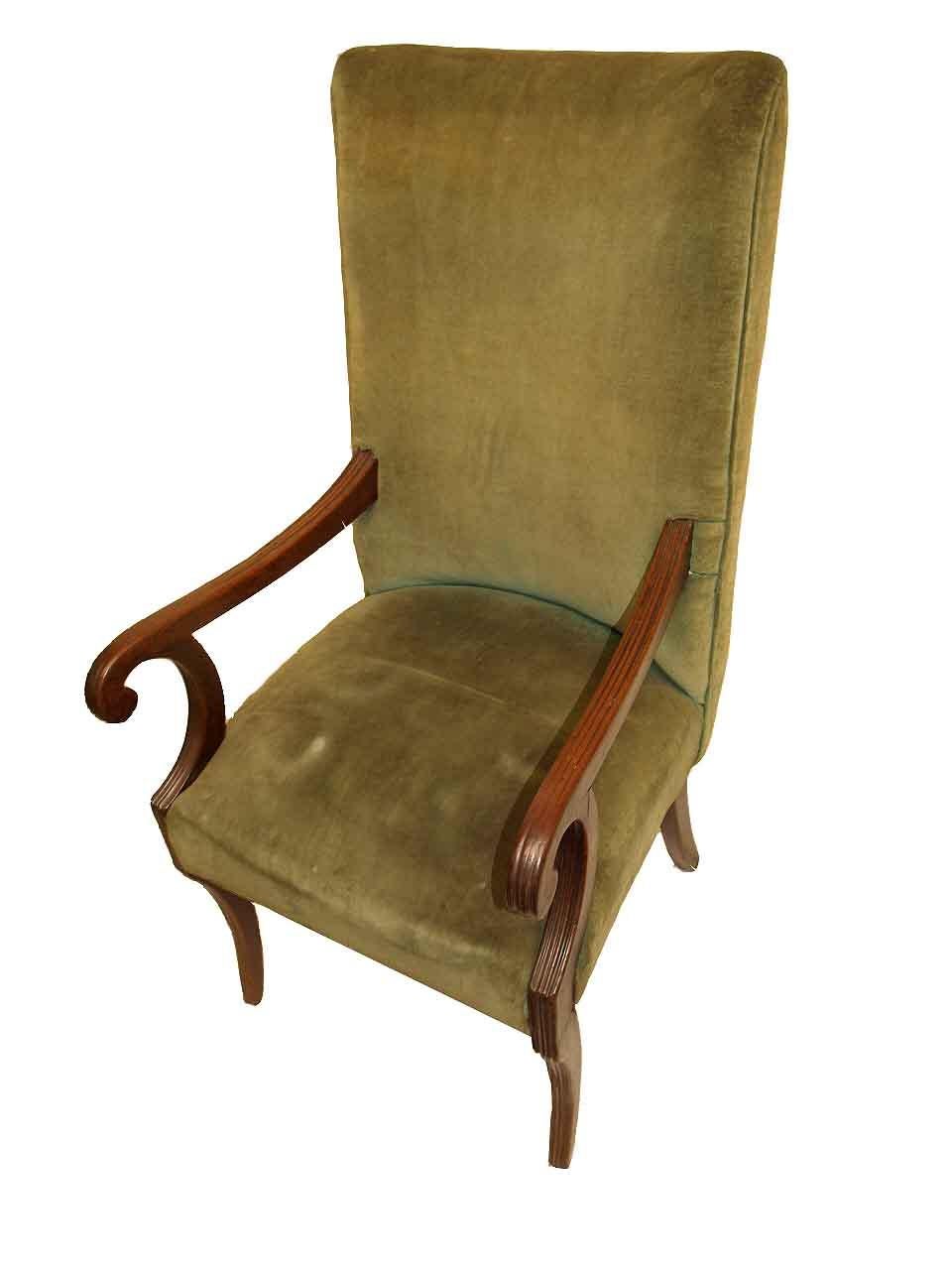 Regency High Back Armchair For Sale 6