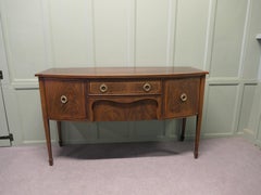 Regency Inlaid Bow Front Dresser This is a lovely old piece