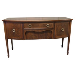 Regency Inlaid Bow Front Dresser This is a lovely old piece Regency Inlaid Bow Front Dresser This is a lovely old piece