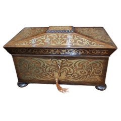 Regency Inlaid Tea Caddy