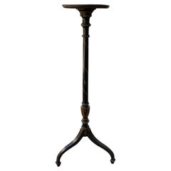 Antique Regency Japanned Candle Stand