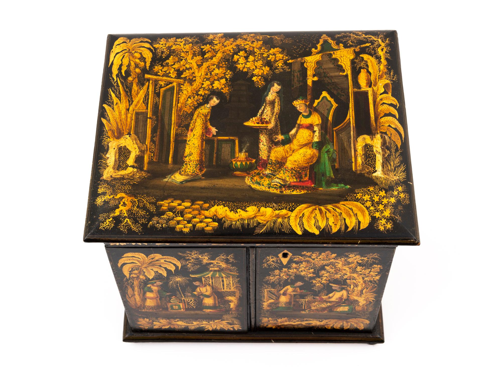 chinoiserie sewing table