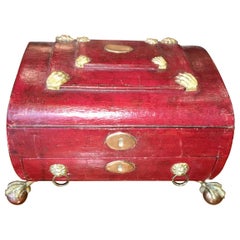 Antique Regency Jewelry Dressing Sewing Box