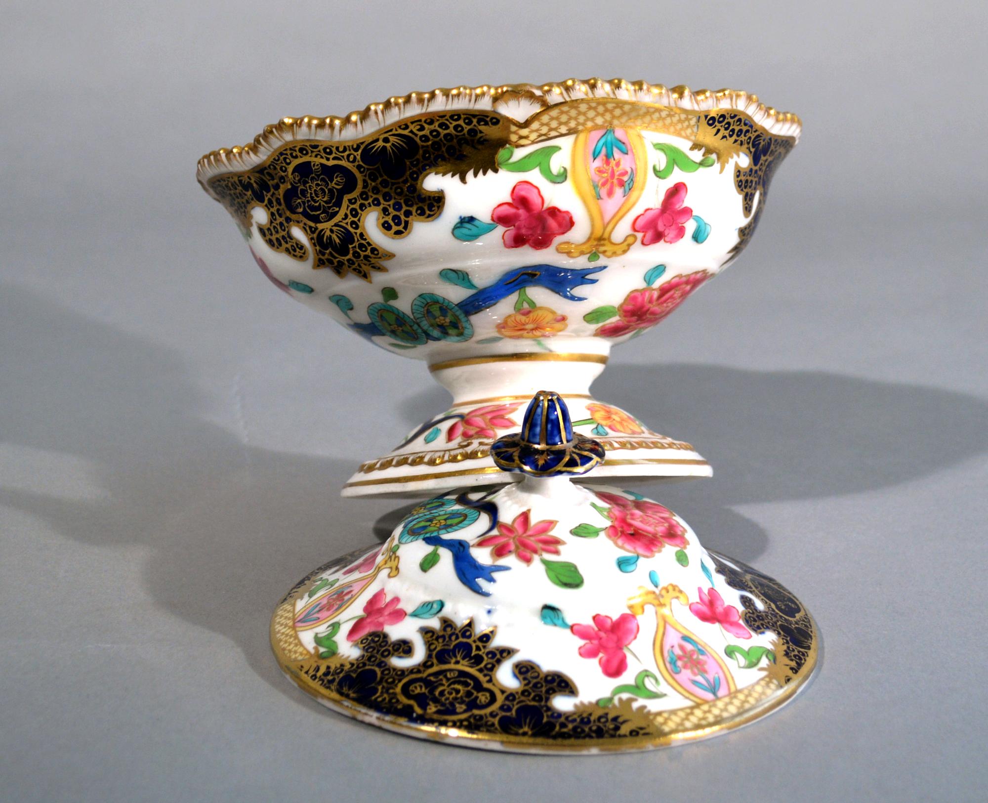 Servicio de postres grande de porcelana Coalport Porcelain de la Regencia-Treinta y nueve piezas en venta 11