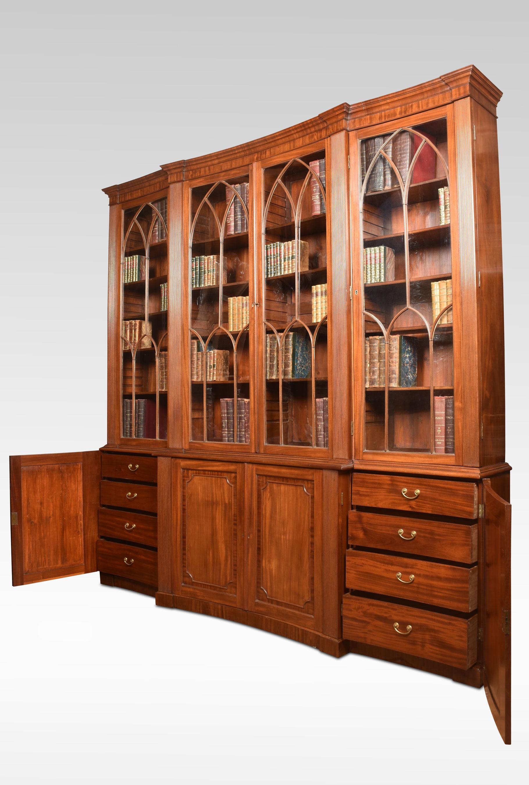 Regency Library Bookcase For Sale 4