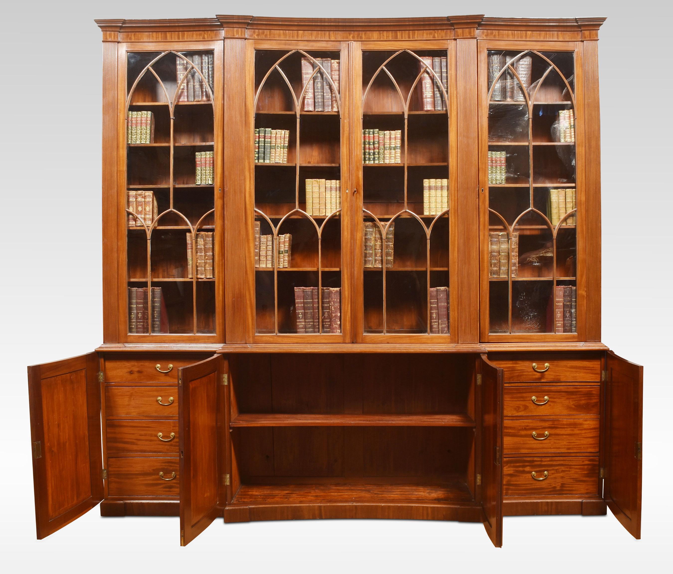 Regency Library Bookcase For Sale 1
