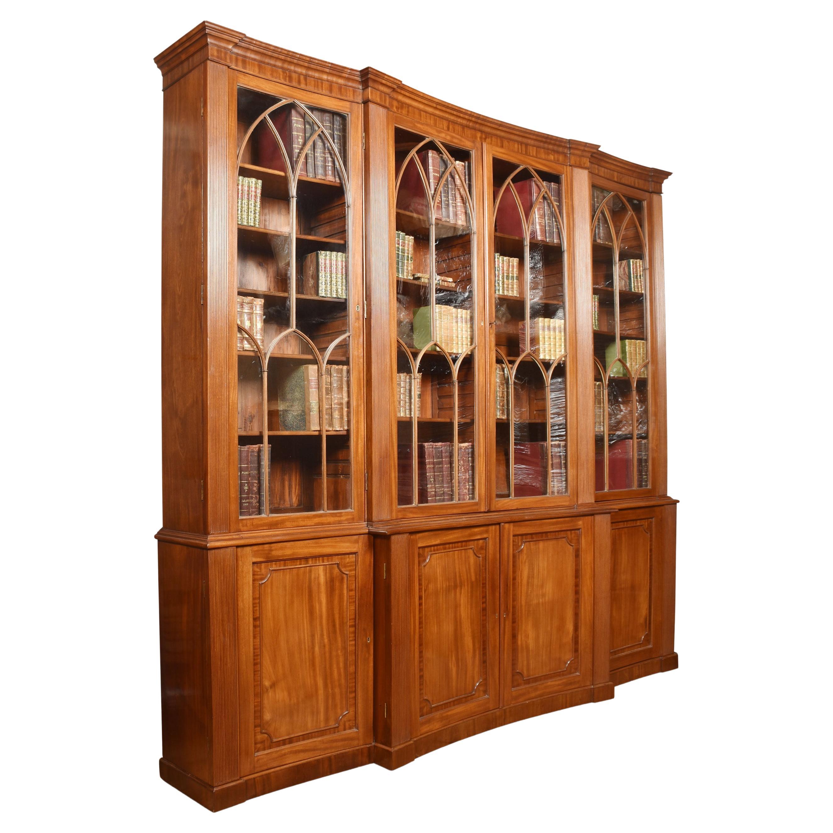 Regency Library Bookcase For Sale