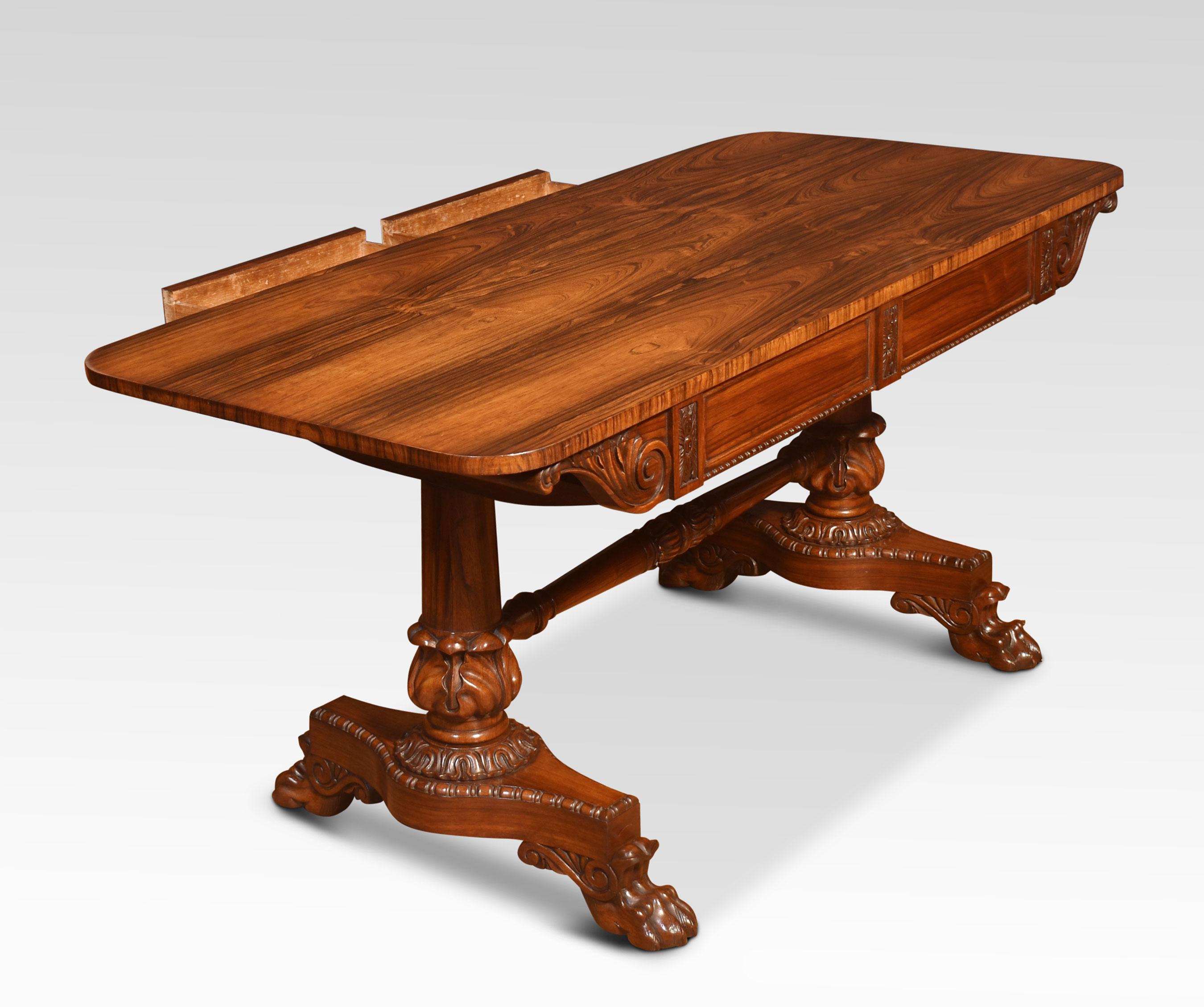 Regency library table For Sale 6