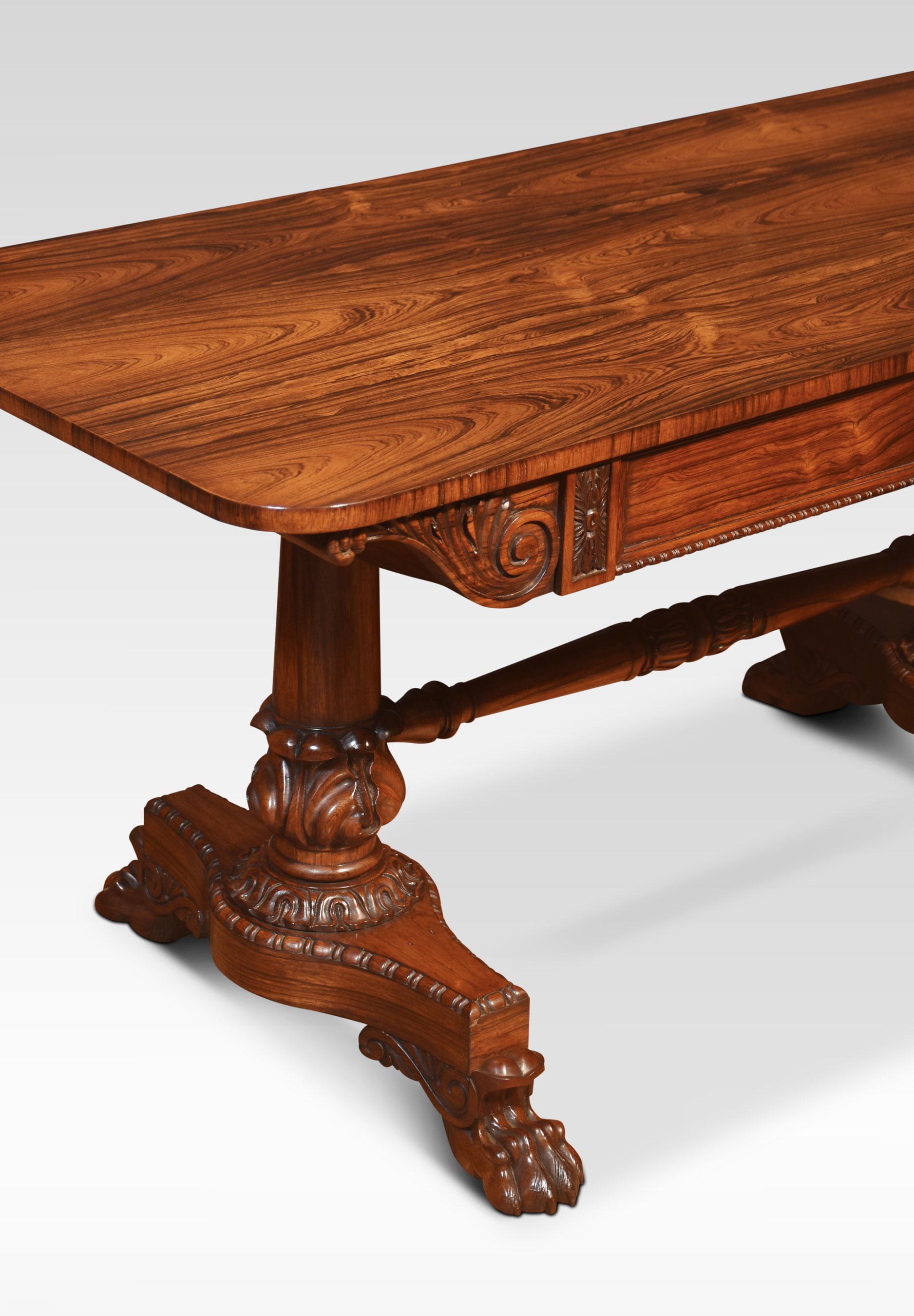 British Regency library table For Sale