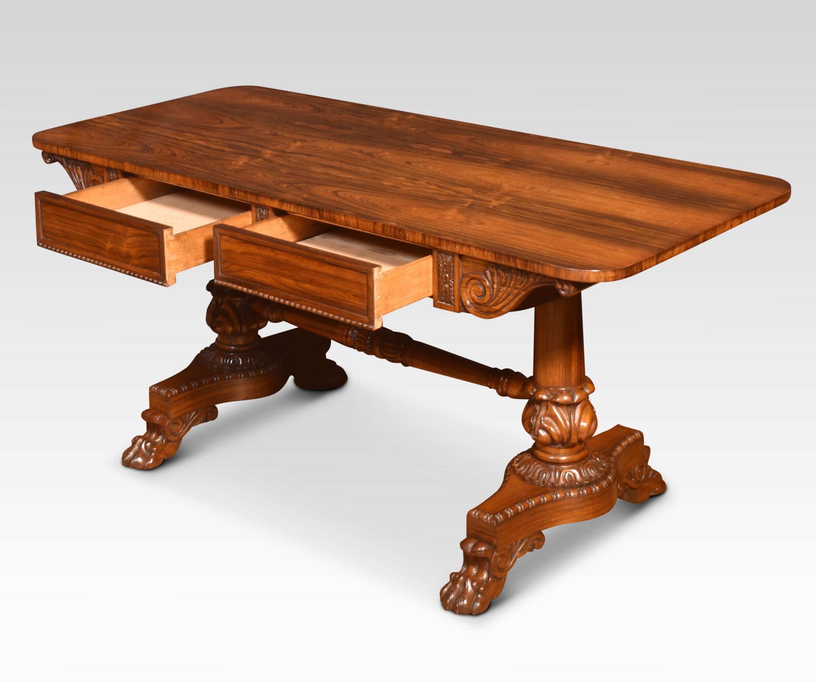 Regency library table For Sale 2