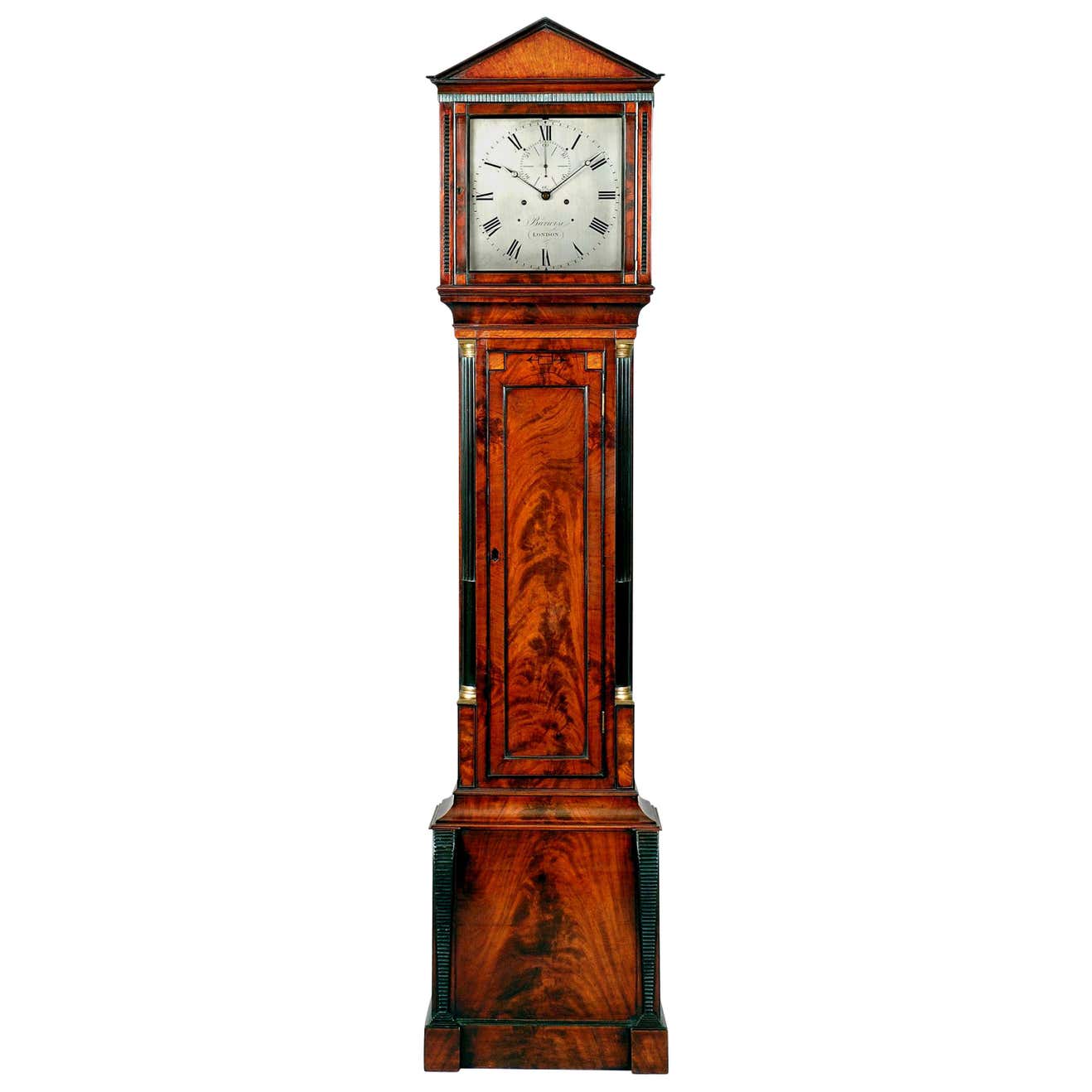 Regency Clock 19th Century Antique Regency Mahogany Longcase Clock by John Barwise of ...