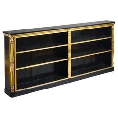 Antique Regency Low Bookcase