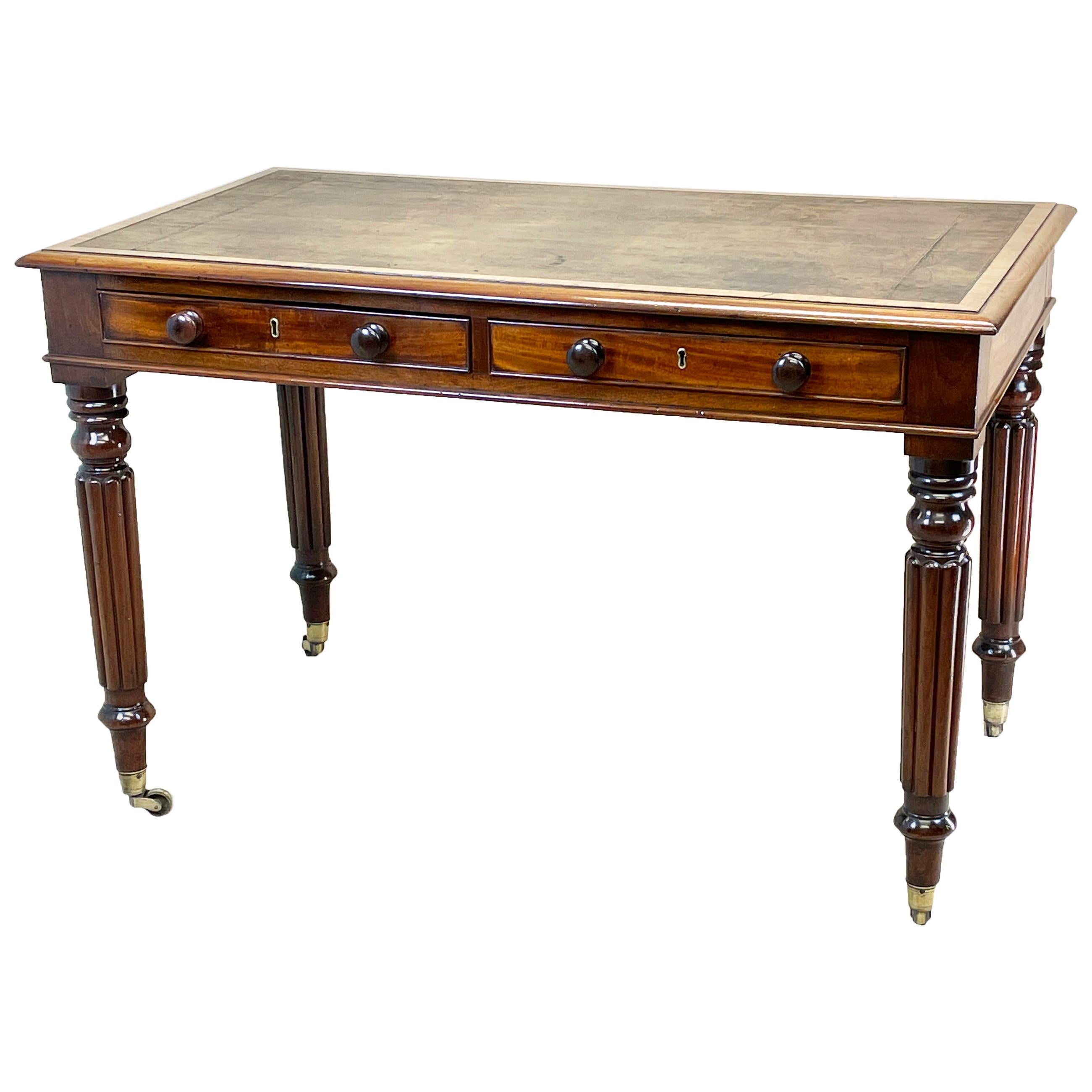 Regency Mahogany 19th Century Writing Table