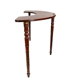 Regency Mahogany And Brass Campaign Drinks Table