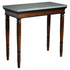 Regency Mahogany and Ebonised Side Table Attributed to George Bullock