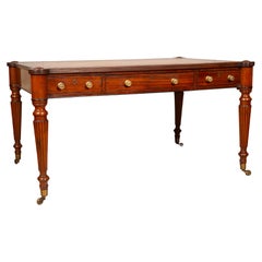 Regency Mahogany and Ebony Writing Table