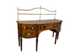 Regency Mahogany and Inlaid Sideboard