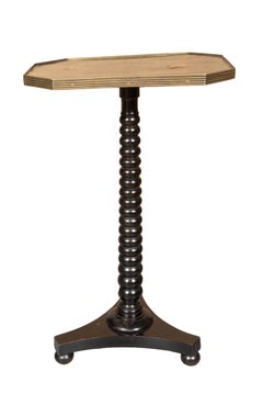 Regency Mahogany And Japanned Candlestand