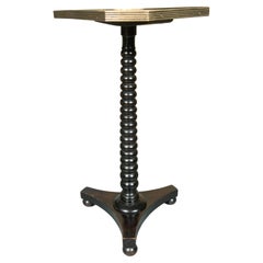 Regency Mahogany And Japanned Candlestand