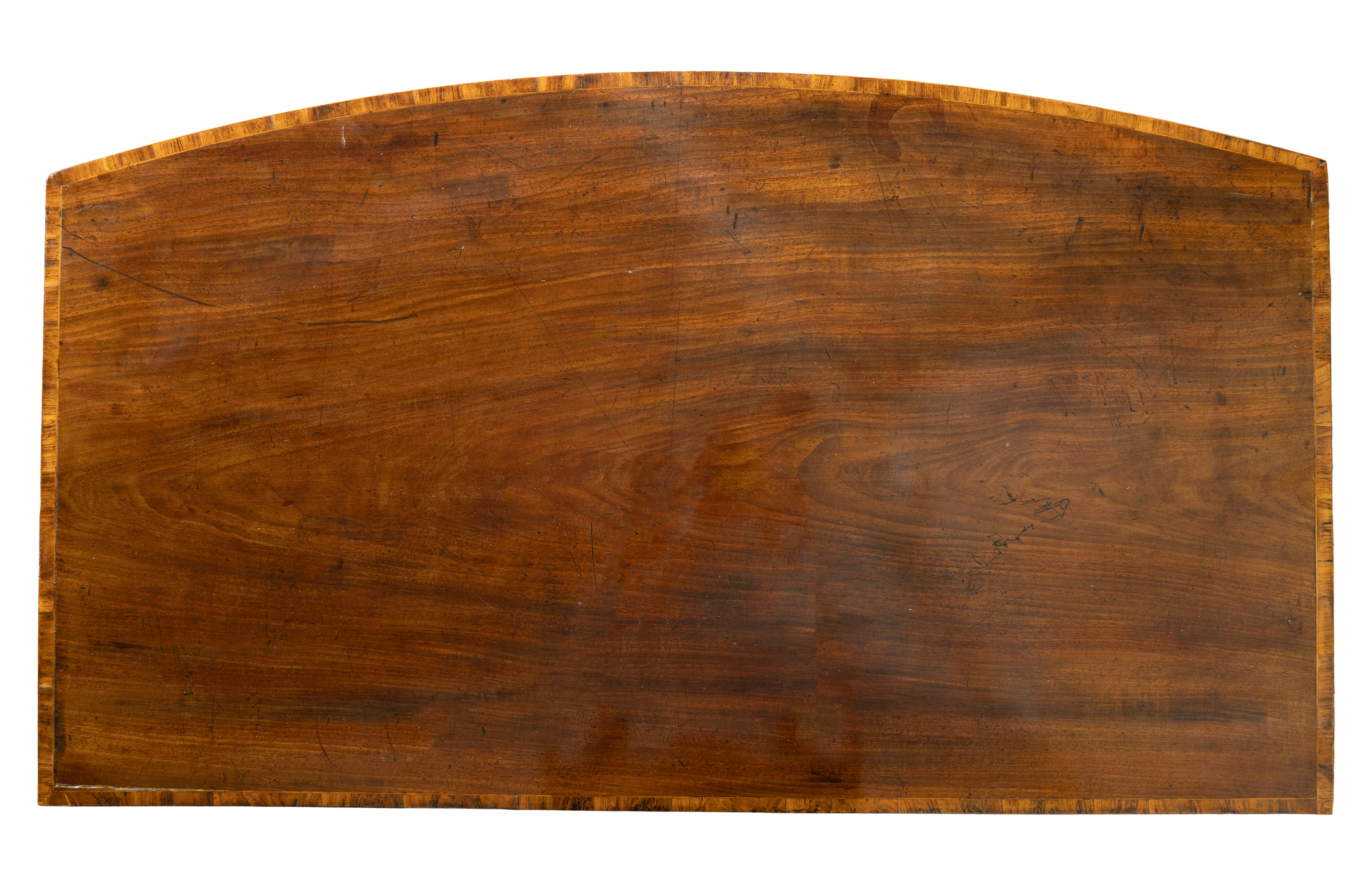Regency Mahogany And Rosewood Banded Chest Of Drawers For Sale 2