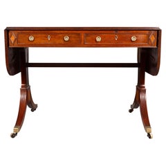 Regency Mahogany And Satinwood Sofa Table
