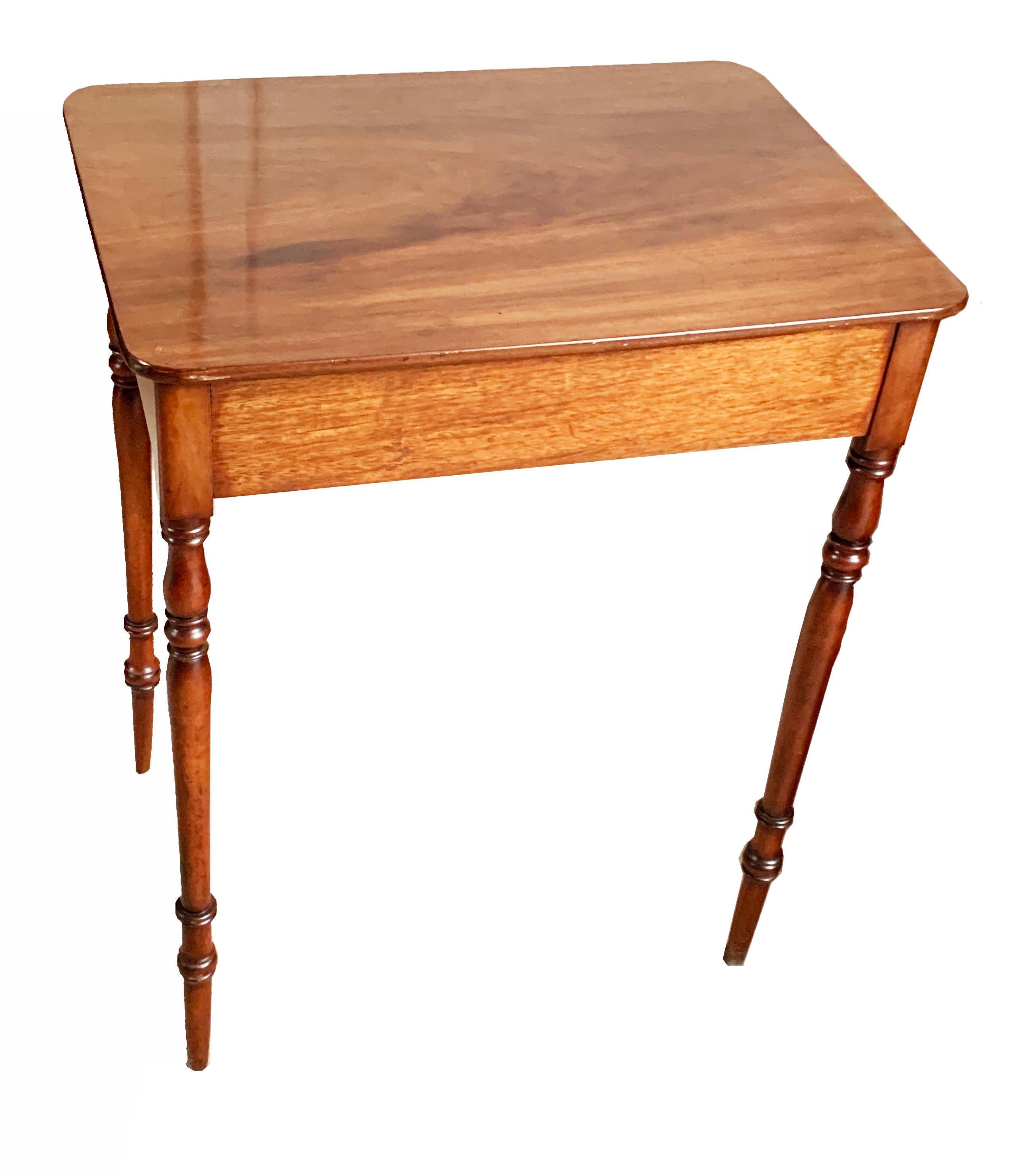 19th Century Regency Mahogany Antique Small Side Table
