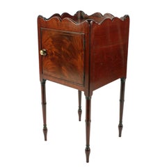 Regency Mahogany Bedside Cabinet