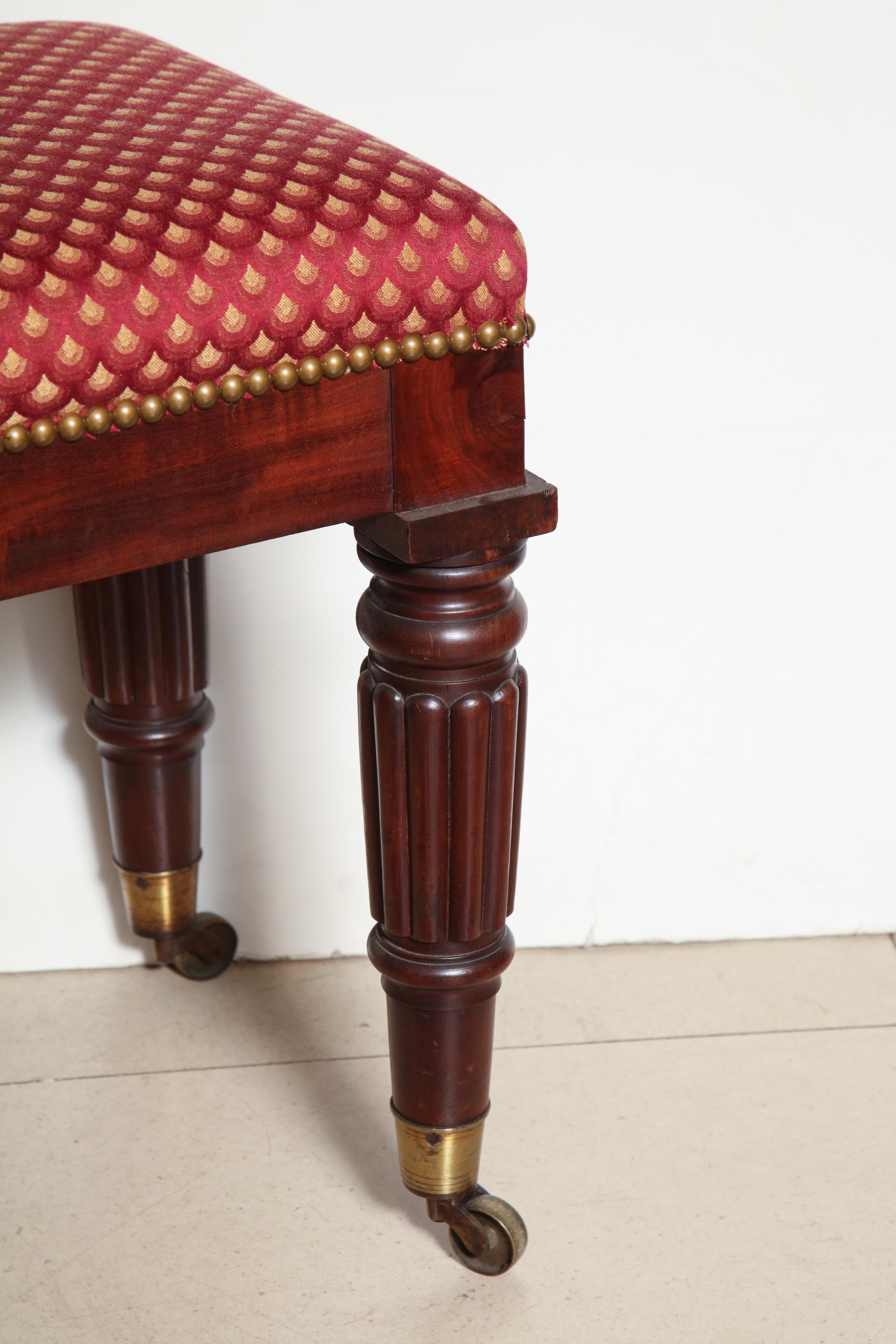 Regency Mahogany Bench 1