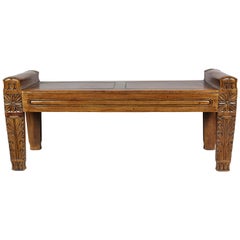 Regency Mahogany Bench