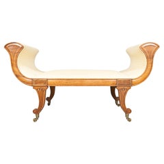Antique Regency Mahogany Bench