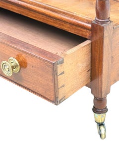 Mahogany Boat Shaped Regency Period Canterbury