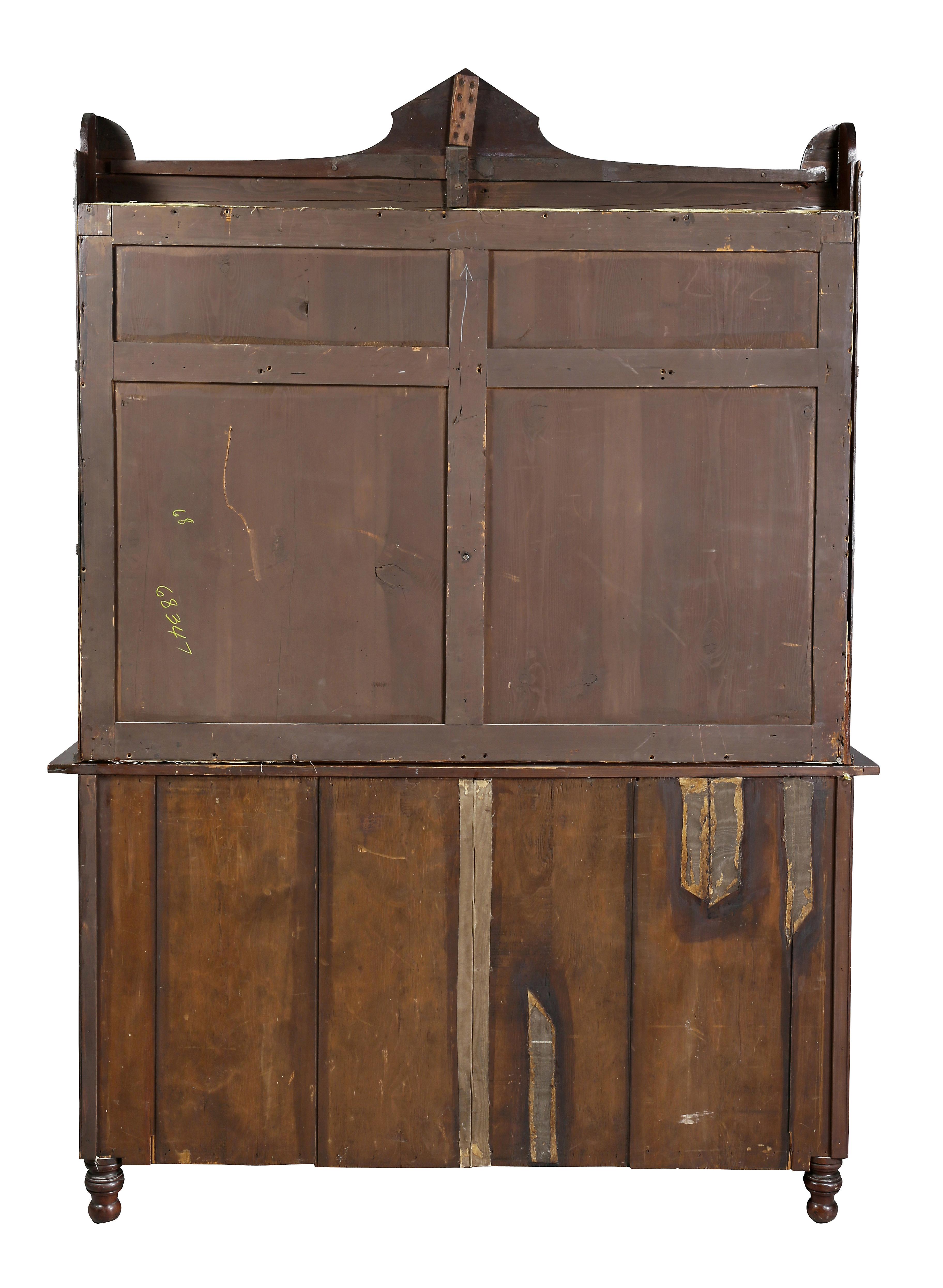 Regency Mahogany Bookcase or Cabinet or Credenza 9