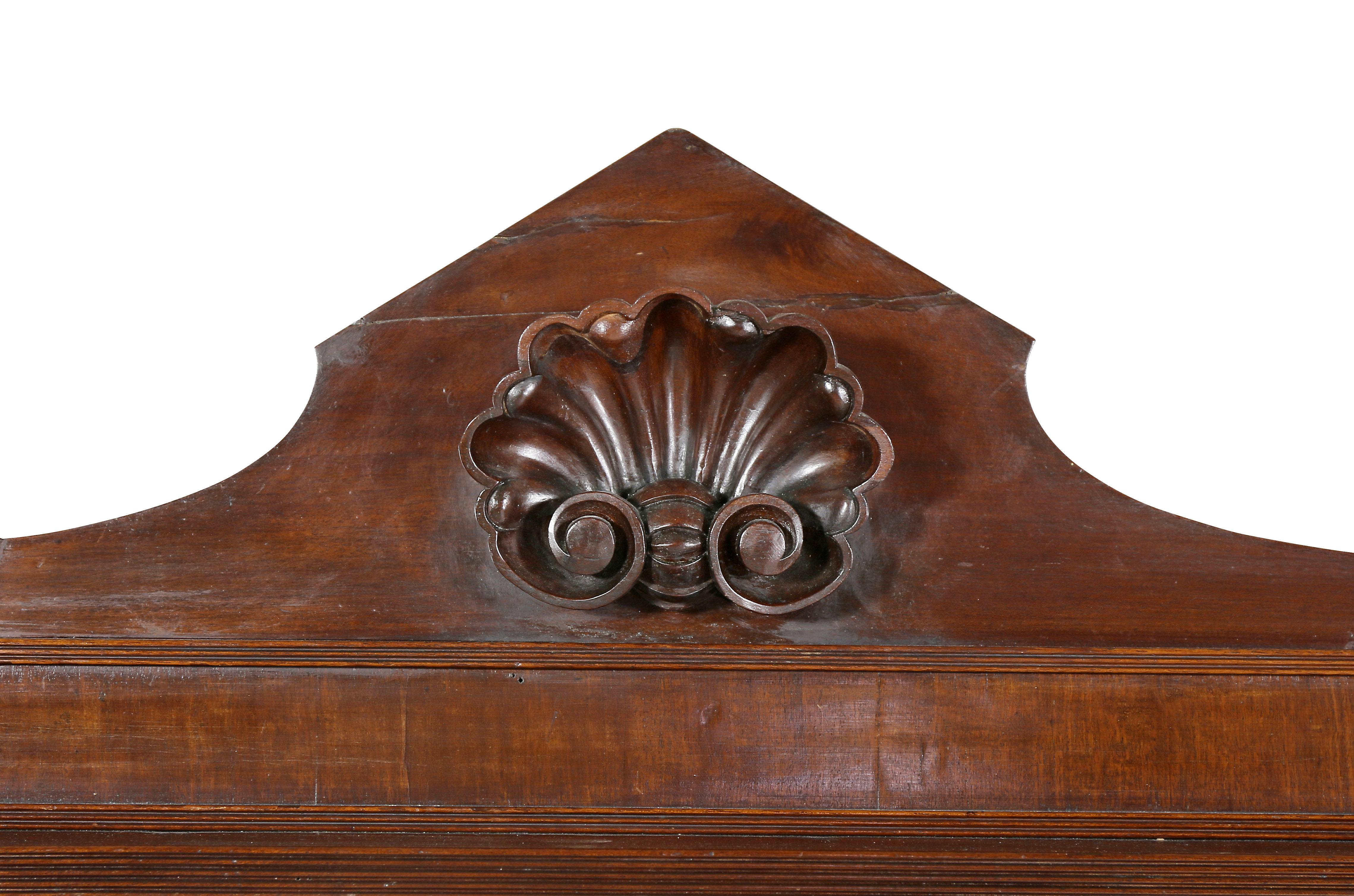 English Regency Mahogany Bookcase or Cabinet or Credenza