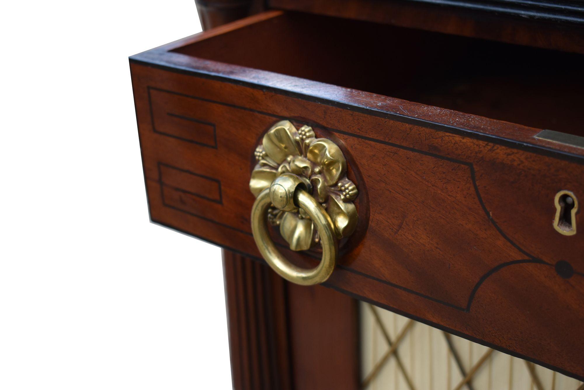 Libreria Regency in mogano in vendita 6