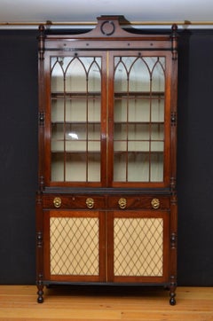 Regency Mahogany Bookcase