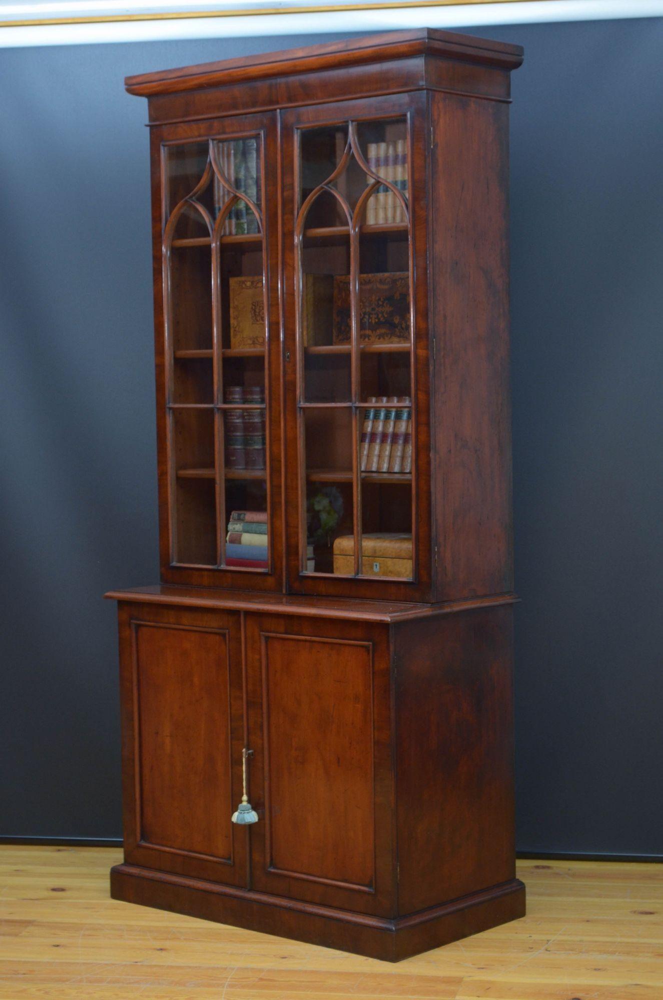 English Regency Mahogany Bookcase