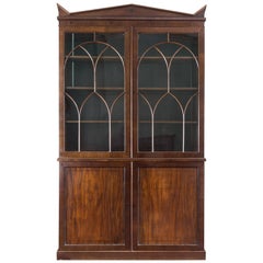 Regency Mahogany Bookcase Antique Regency Mahogany Bookcase