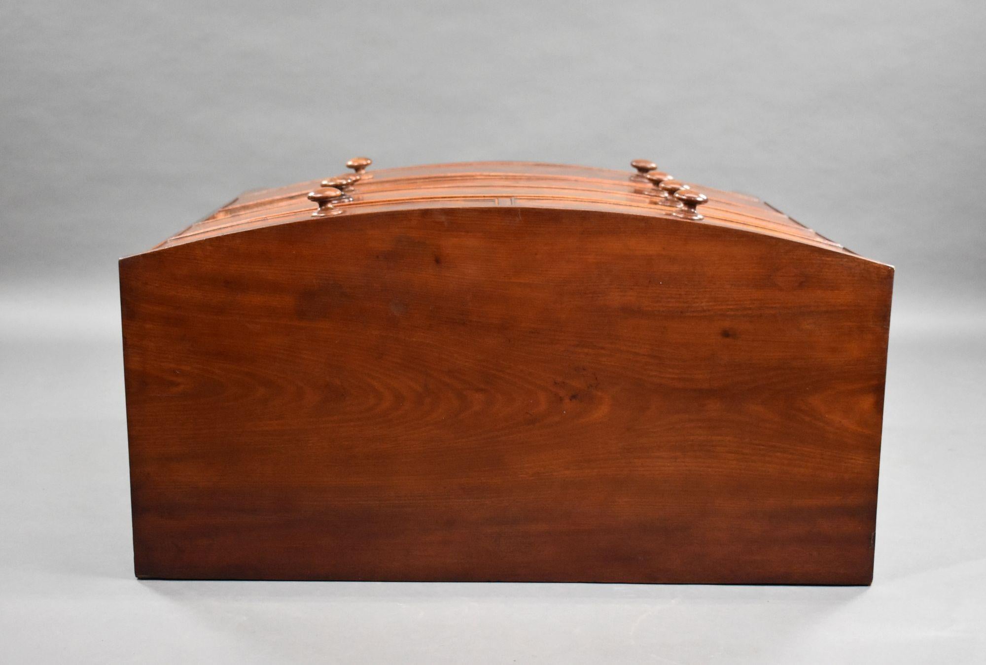 Regency Mahogany Bow Front Chest of Drawers 1
