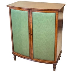 Used Regency Mahogany Bow Fronted Side Cabinet