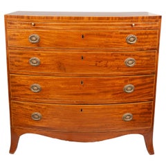 Regency Mahogany Bowfront Chest of Drawers