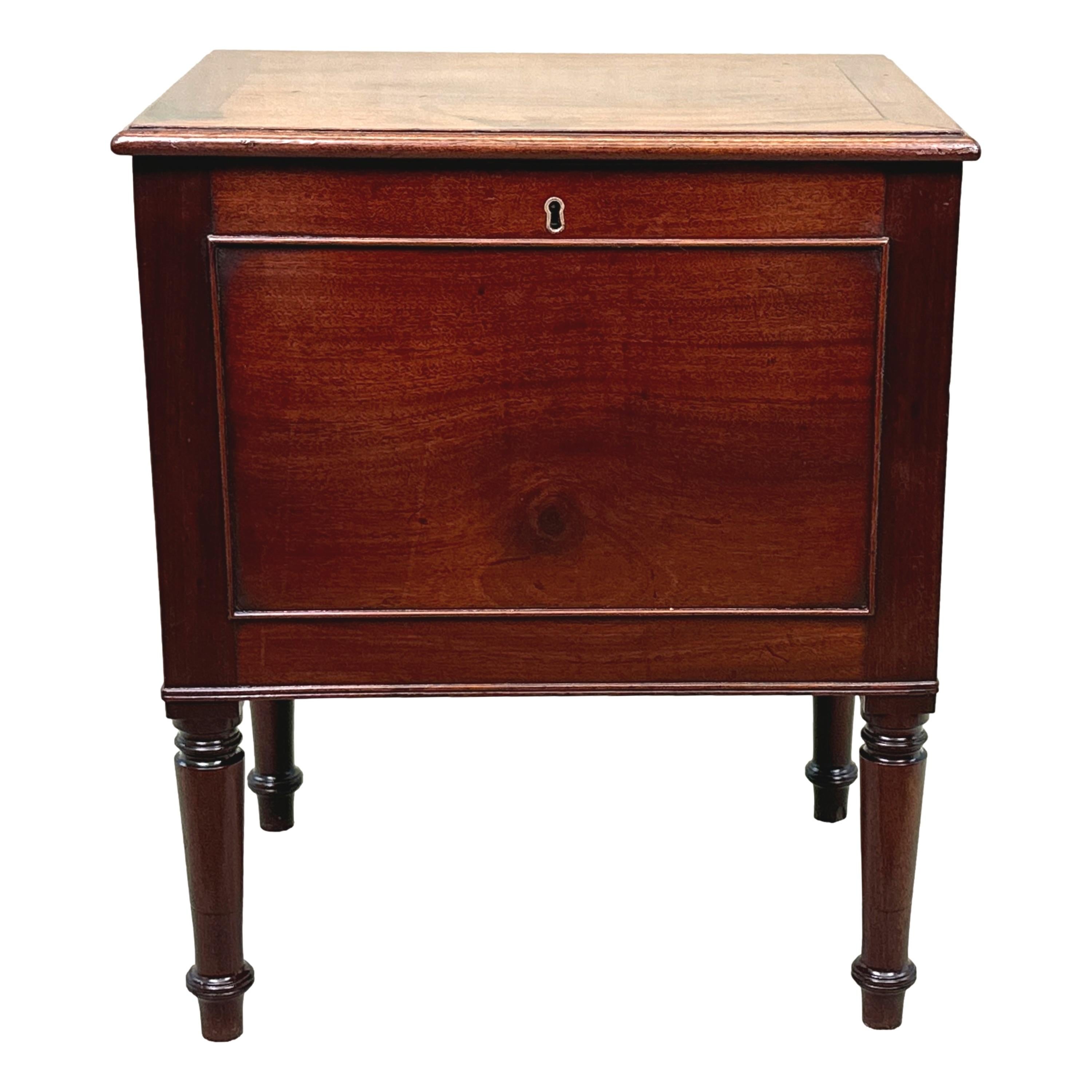 Regency Mahogany Box Cellarette For Sale 5