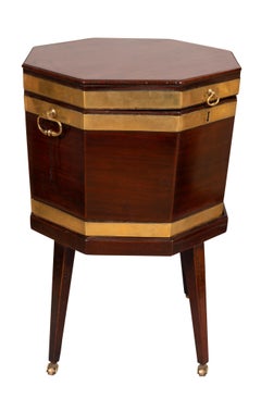 Regency Mahogany Brass Bound Cellarette