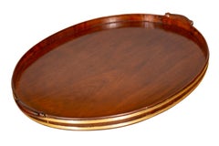 Regency Mahogany Brass Bound Tray