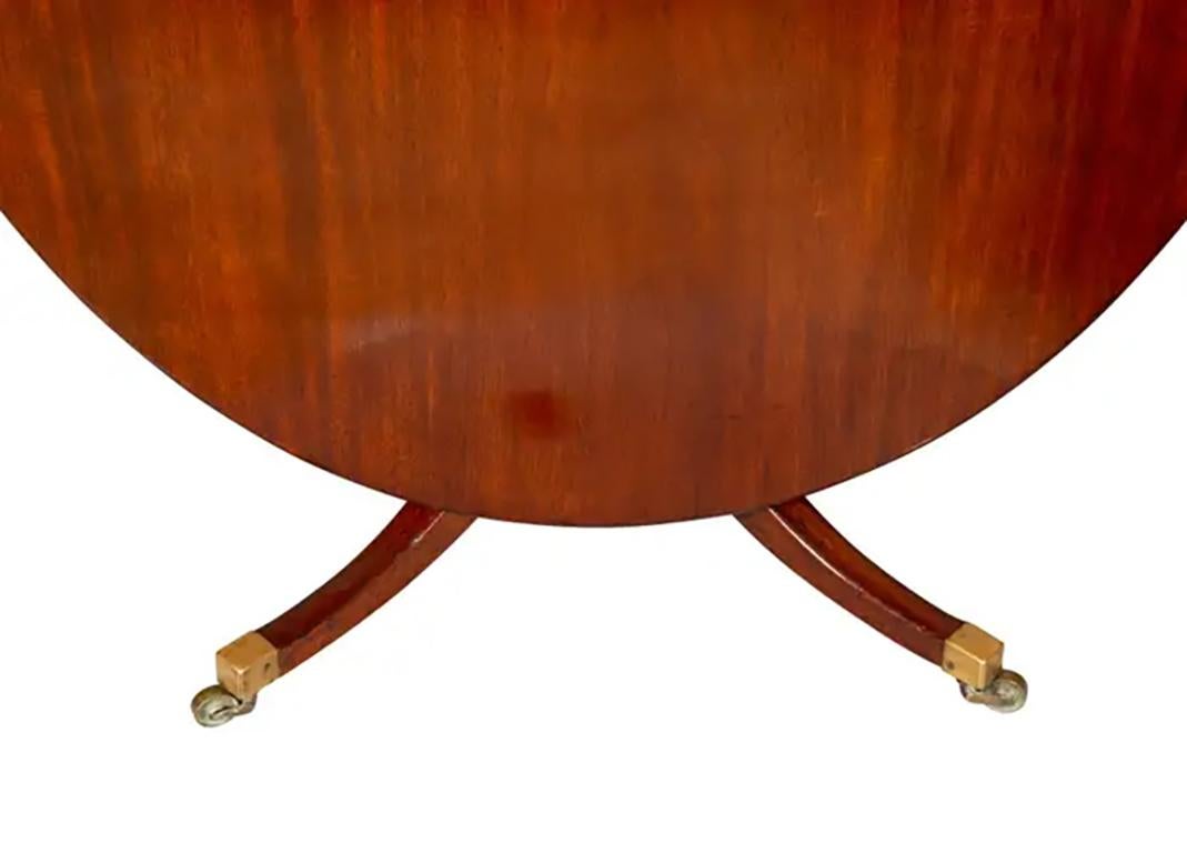 Table à déjeuner Regency en acajou en vente 6