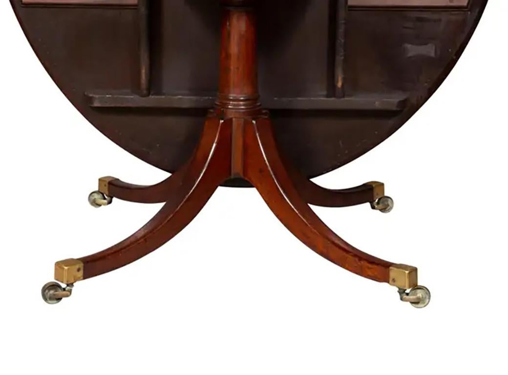 Table à déjeuner Regency en acajou en vente 7