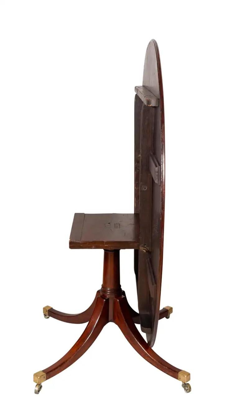 Anglais Table à déjeuner Regency en acajou en vente