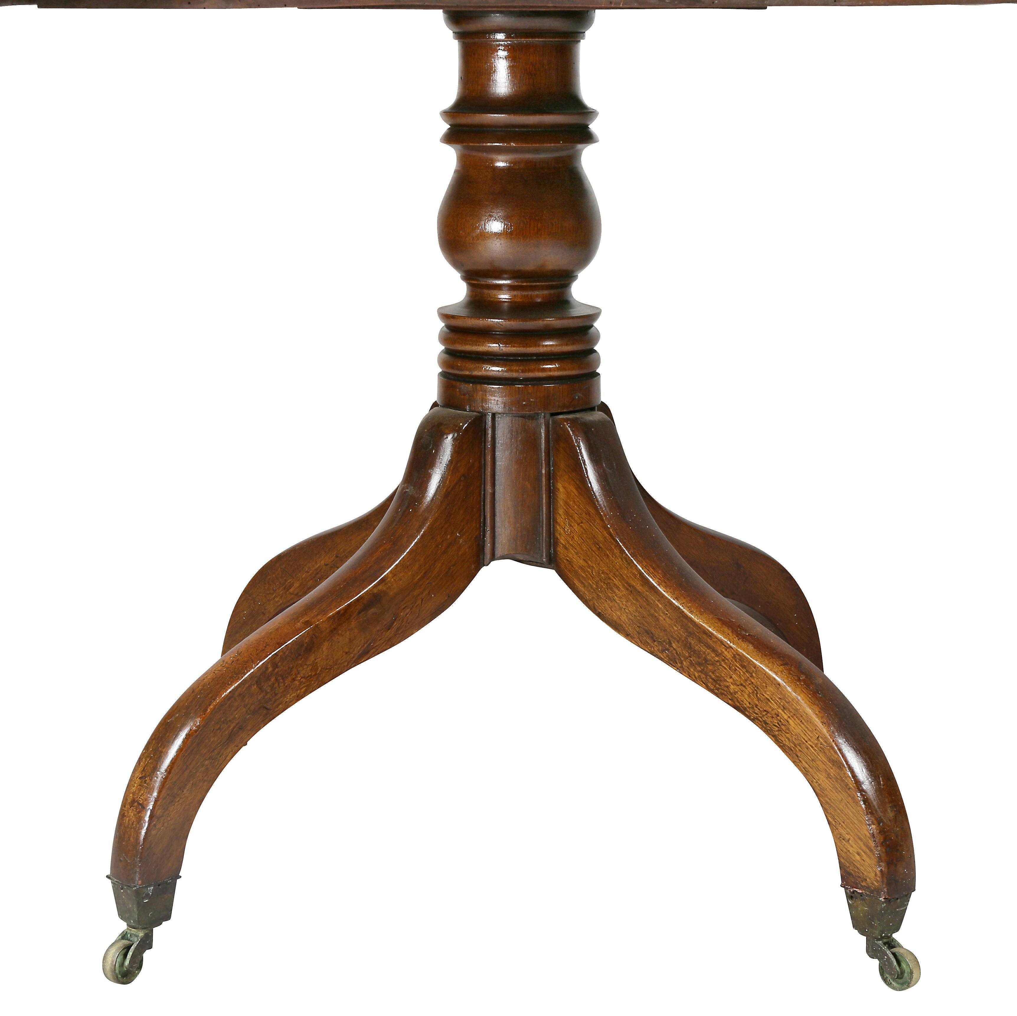 19th Century Regency Mahogany Breakfast Table