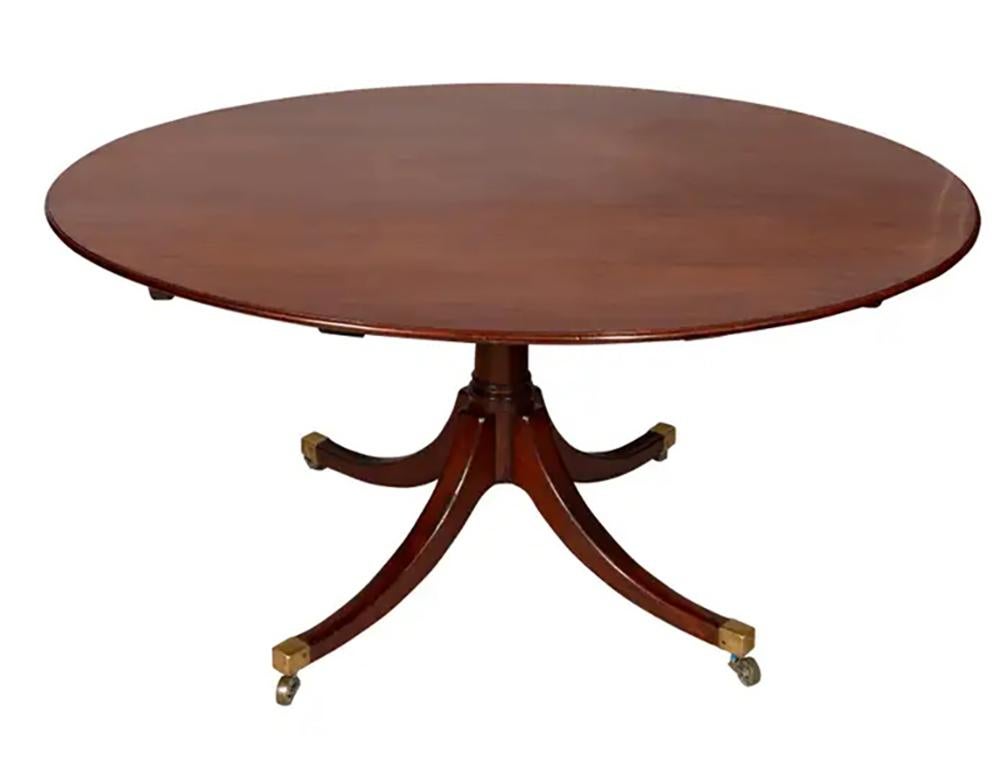 Table à déjeuner Regency en acajou en vente 1